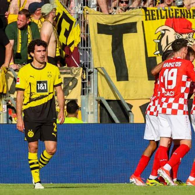 Image d'aperçu pour Quatre jours après sa qualification face au PSG, Dortmund sombre à Mayence !