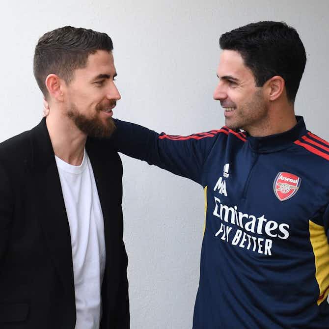 Preview image for Jorginho urges Arsenal to tie Mikel Arteta down to a new long-term contract