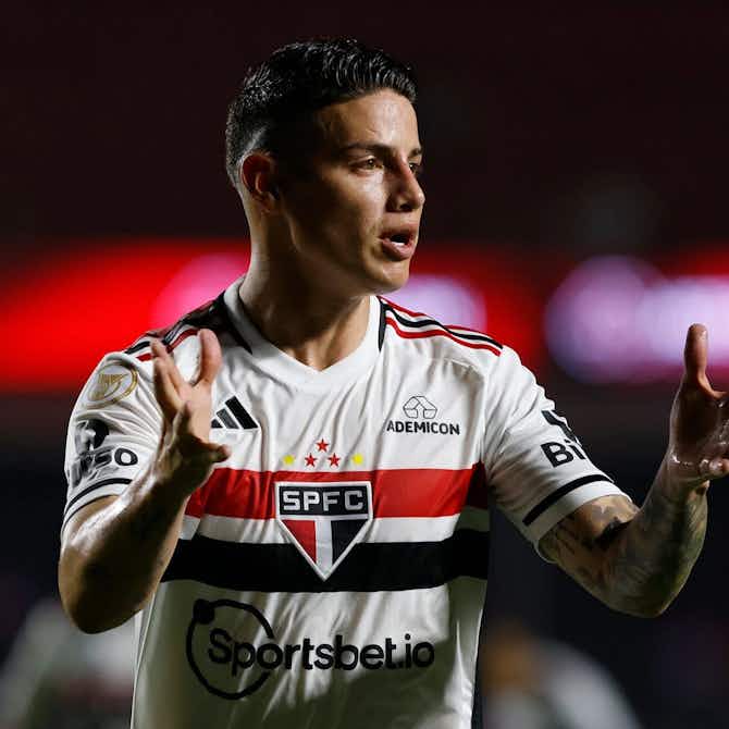 Imagem de visualização para James Rodríguez deixará o São Paulo na próxima janela de transferências, crava jornalista