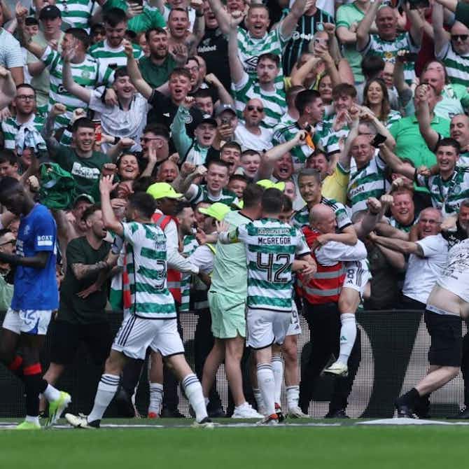 Preview image for 🍀 Celtic defeat 10-man Rangers to move to within a point of the title