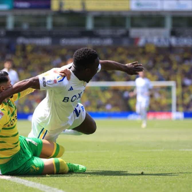 Preview image for 🔴 LIVE: Norwich host Leeds in Championship play-off semi-final