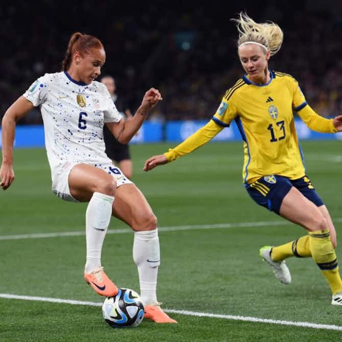 Image d'aperçu pour 🔴 CDM F, Suède ⚔️ USA : les deux équipes filent aux tirs au but