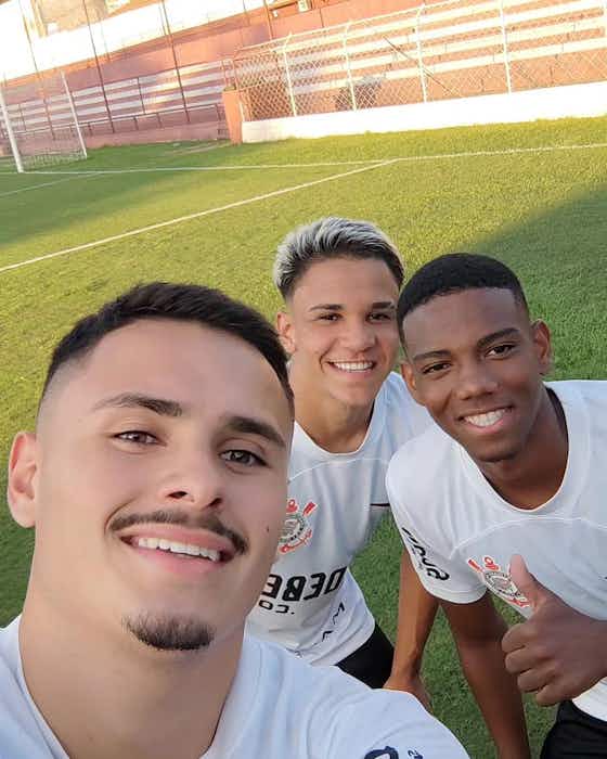 Imagem do artigo:Artilheiros na vitória do Corinthians Sub-20 celebram gols: “Fruto do trabalho”