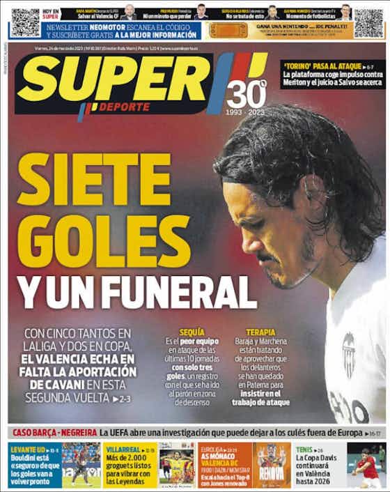 Imagen del artículo:🗞Portadas del día: La UEFA contra el Barça, el adiós de un mago y más