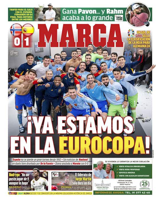 Imagen del artículo:🗞️ El billete a la EURO de España, tema de todas las portadas