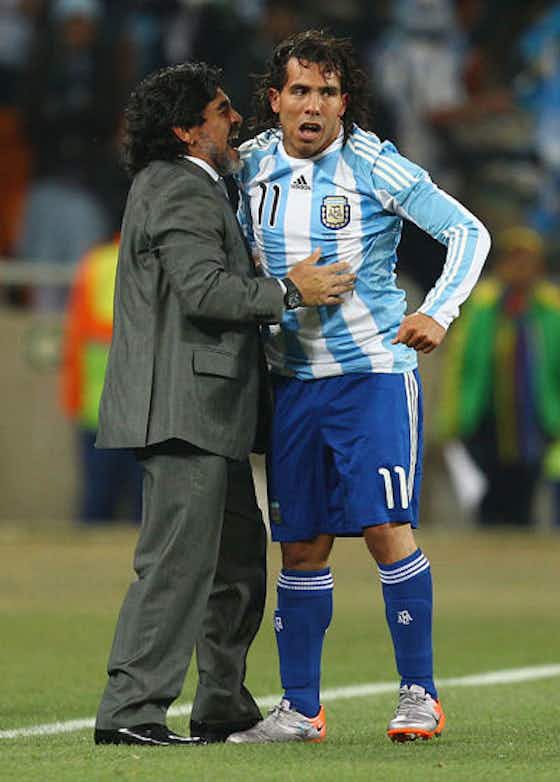 Imagem do artigo:Histórias da Copa do Mundo: Maradona e Tevez