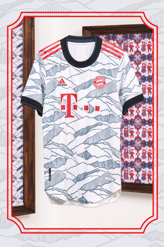 Immagine dell'articolo:📸 Il Bayern Monaco presenta la terza maglia ispirata dalle Alpi
