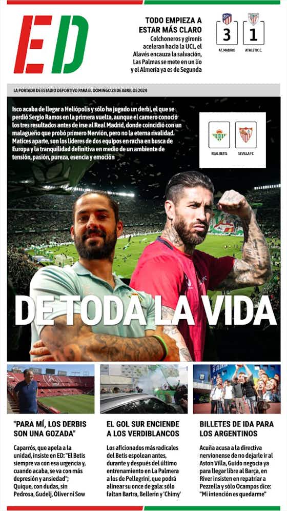 Article image:🗞️ Las portadas. El Atleti se aferra a la Champions, remontada culé...