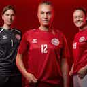 Imagem de visualização para Camisas da seleção feminina da Dinamarca 2022 são reveladas pela Hummel