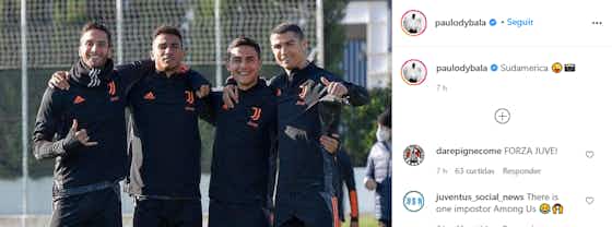 Imagem do artigo:Dybala chama Cristiano Ronaldo de sul-americano. Português responde…