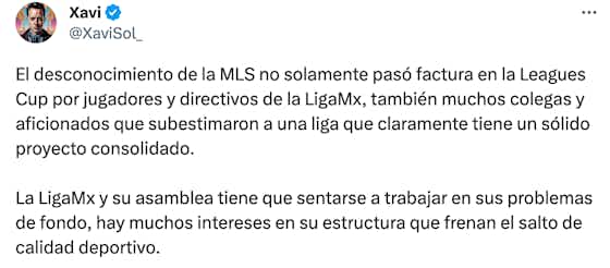 Imagen del artículo:🔥 Las reacciones al fracaso de la Liga MX en la Leagues Cup