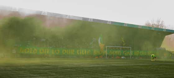 Article image:Livingston threaten ban on banners and flags after unauthorised Green Brigade tifo