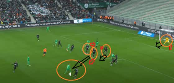 Image de l'article :Saint-Etienne/PSG – L’analyse des buts : l’alignement et le sens du but de Marquinhos