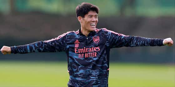 Article image:Arsenal had offers to sell 'very happy' Takehiro Tomiyasu in January