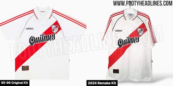 Imagen del artículo:¡Bombazo! Adidas lanzará una remake de una clásica camiseta de River Plate