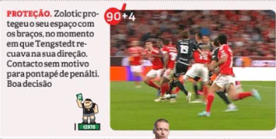 Imagem do artigo:Jorge Faustino que pede penalti para o Farense mas diz que não há a favor do Benfica