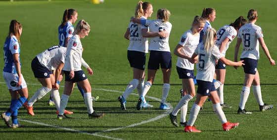 Article image:Mewis at the double as four-star City march on