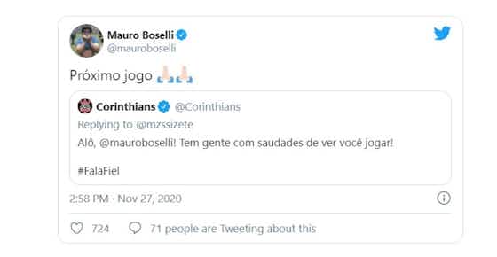 Imagem do artigo:Recuperado de lombalgia, Boselli avisa em rede social que joga contra Fortaleza