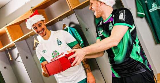 Imagem do artigo:Camisa de Natal do Werder Bremen 2021 é revelada pela Umbro