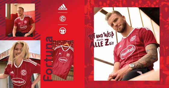 Imagem do artigo:Camisas do Fortuna Düsseldorf 2022-2023 são reveladas pela Adidas