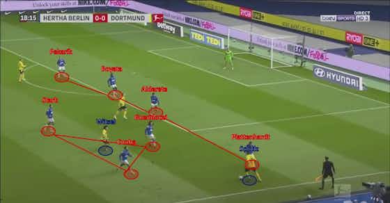 Article image:Bundesliga 2020/21: Hertha Berlin vs Borussia Dortmund – tactical analysis