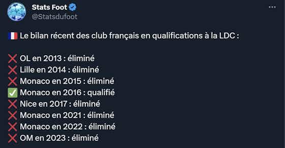 Image de l'article :Après l'OM, les stats terribles des clubs français en C1 🤯