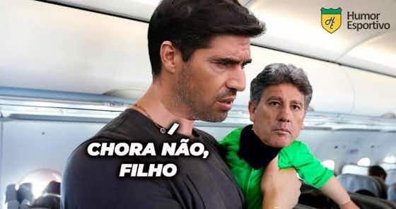 Imagem do artigo:Cheirinho voltou, Renato Gaúcho no bolso de Abel… os memes do título do Palmeiras sobre o Flamengo