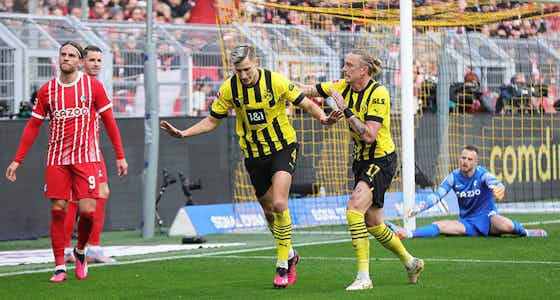 Imagem do artigo:Haller marca primeiro após retorno, Dortmund goleia Freiburg e acirra briga pela liderança