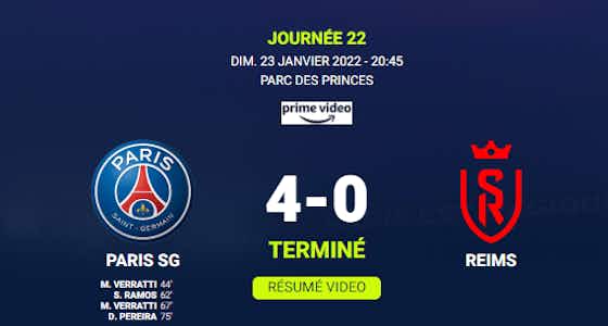 Image de l'article :PSG/Reims – Verratti, les deux buts finalement accordés par la LFP
