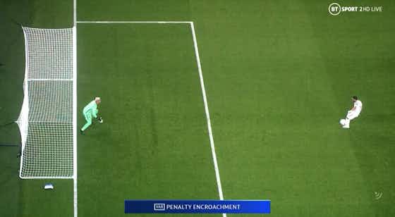 Article image:(Video) Captain Bruno Fernandes opens scoring from the spot after re-taken penalty