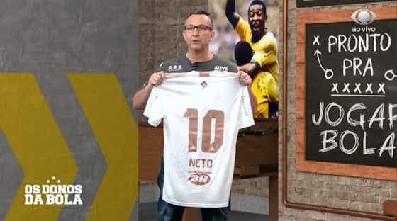 Imagem do artigo:Tudo planejado: relação entre Neto e Cruzeiro no lançamento da camisa branca foi arquitetada pelo marketing do clube