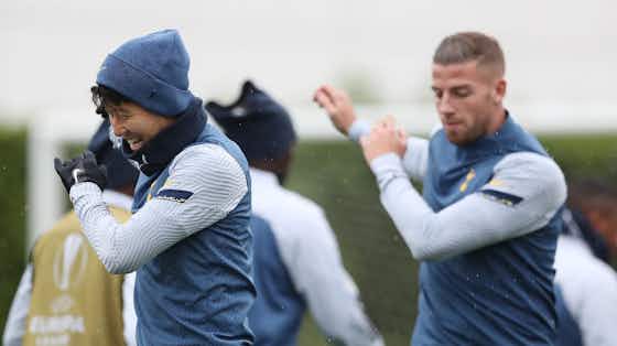 Article image:[Images] – Tottenham duo return to training as players are all smiles ahead of LASK clash