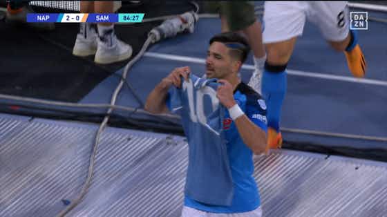 Immagine dell'articolo:🔵 Napoli, ecco la coppa! Osimhen: "Spalletti, grazie. Ora la Champions"