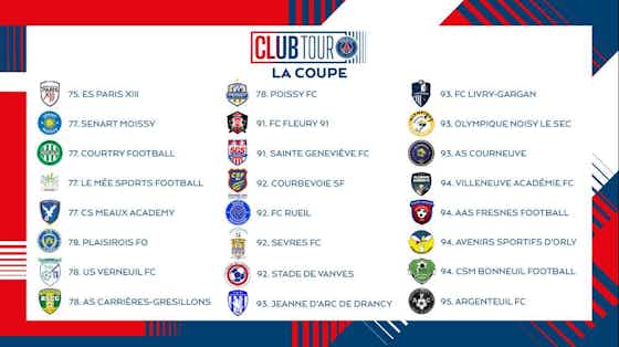 Image de l'article :Le Paris Saint-Germain sélectionne 35 clubs d'Île-de-France pour la 4e édition du Club Tour