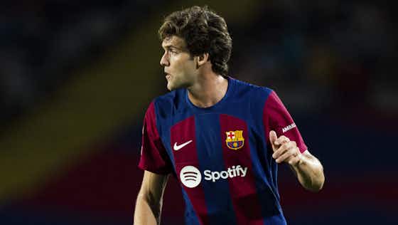 Imagen del artículo:Marcos Alonso, en la rampa de salida del Barça