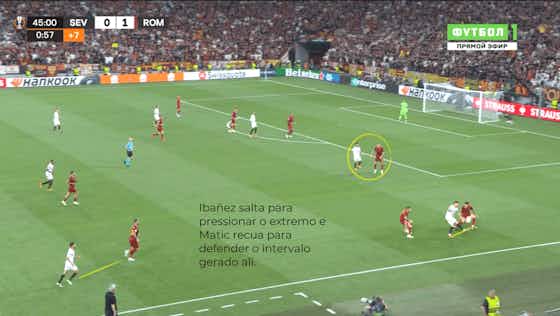 Imagem do artigo:Análise tática: apesar da boa atuação defensiva, a Roma viu o Sevilla faturar a Liga Europa