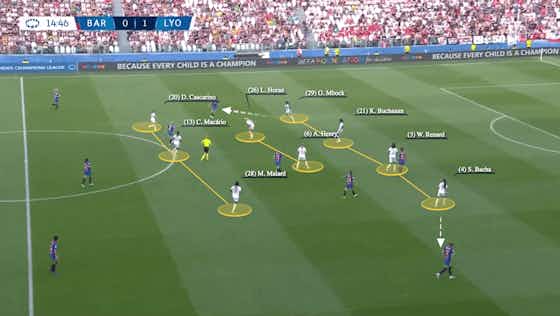 Article image:UWCL analysis: How Lyon’s compact defending stopped Barcelona