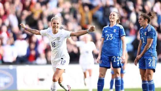 Article image:Arnold Clark Cup: Daly at the double to help Lionesses see off Italy