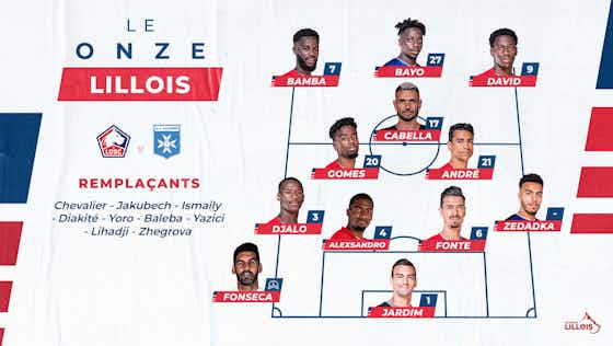 Image de l'article :Ligue 1 – J1 : Le onze de départ pour LOSC – AJ Auxerre