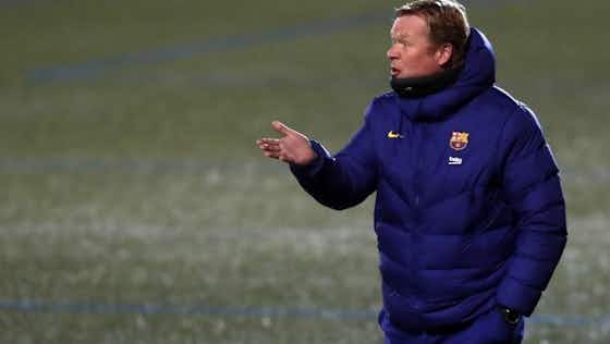 Article image:Barcelona boss Ronald Koeman loses patience with players despite Cornella win