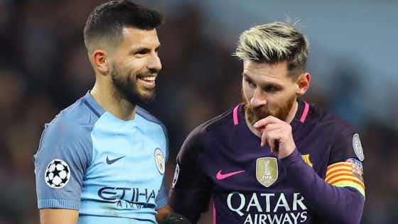 Article image:Barcelona in talks with agent of Sergio Aguero