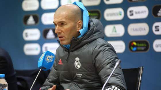 Article image:Real Madrid players surprised by Zinedine Zidane’s post-match talk