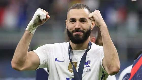Article image:Karim Benzema speaks on the prospect of teaming up with Kylian Mbappe at Real Madrid