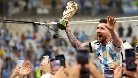 Article image:Messi Shares Emotions Over Absence of Diego Maradona After Winning 2022 FIFA World Cup