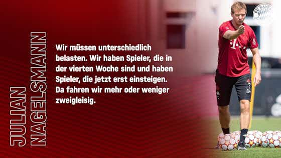 Artikelbild:Nagelsmanns Bayern vor finaler Vorbereitungsphase