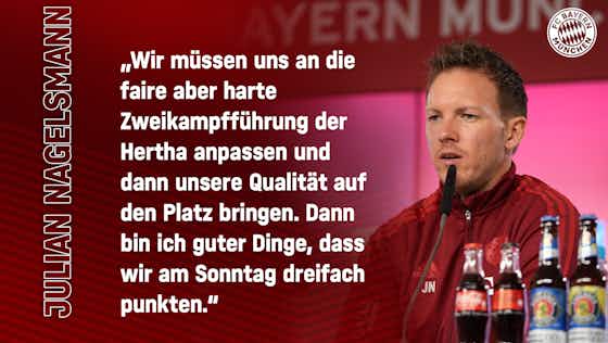 Artikelbild:Hertha vs. Bayern - Alle Infos im Vorbericht