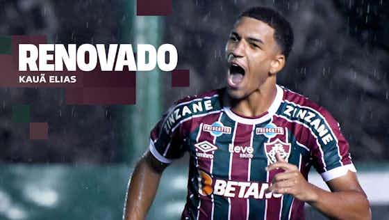 Imagem do artigo:Fluminense acerta a renovação do contrato de Kauã Elias