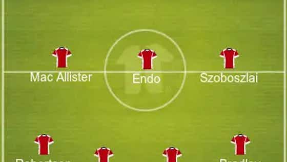 Article image:Wataru Endo To Return | 4-3-3 Liverpool Predicted Lineup Vs Manchester United