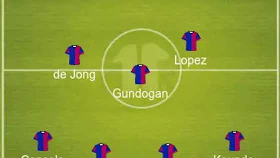 Article image:Felix And Lopez To Start | 4-3-3 Barcelona Predicted Lineup Vs Real Madrid