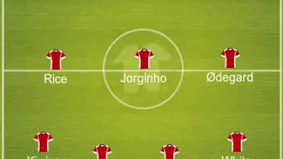 Article image:Jorginho Returns To The XI | 4-3-3 Arsenal Predicted Lineup Vs Chelsea